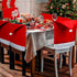 Christmas Velvet Chair Cover - Set of 2 - Uncommongifts.in
